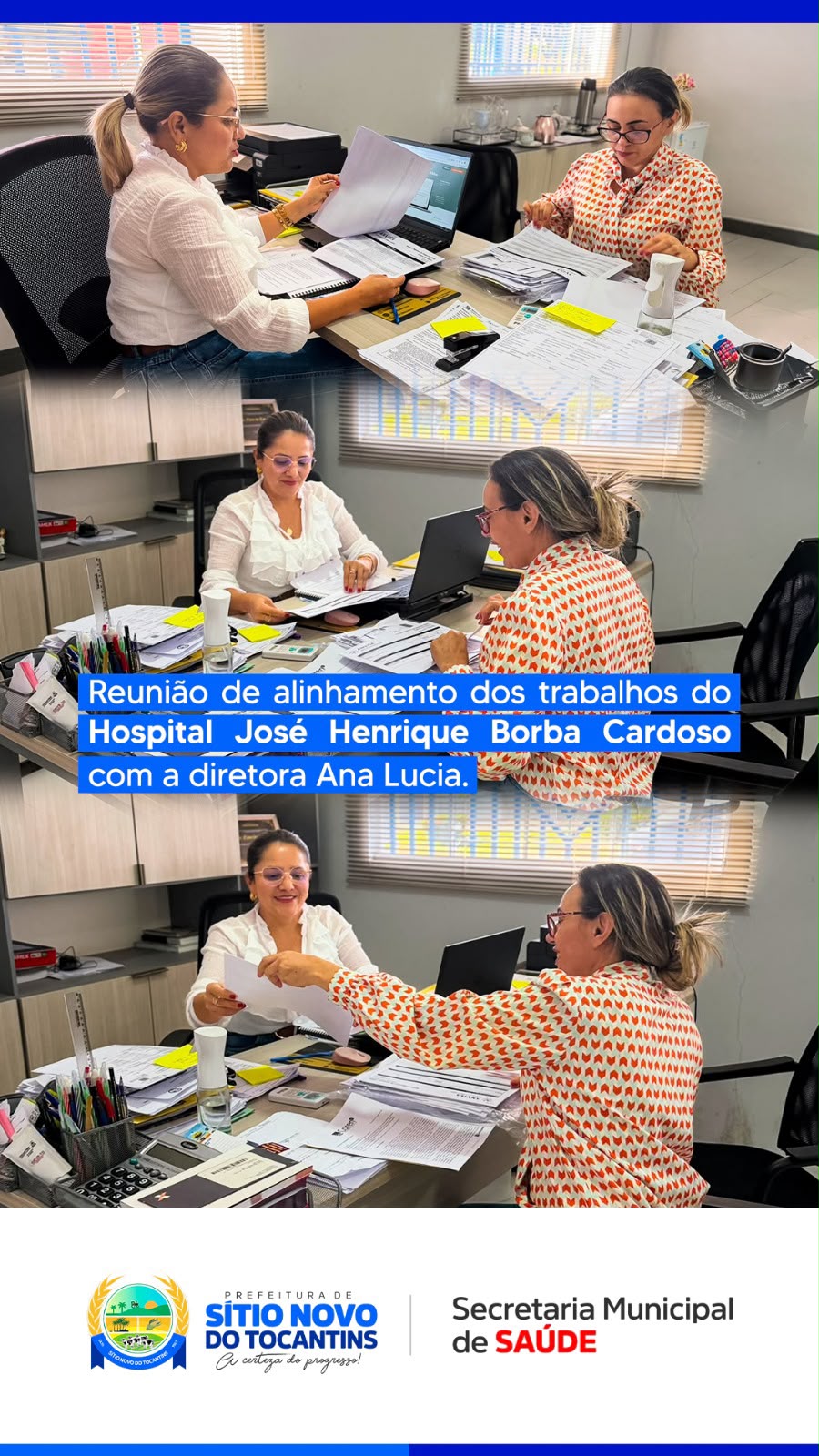Reunião de Alinhamento com a Coordenadora do Hospital Municipal