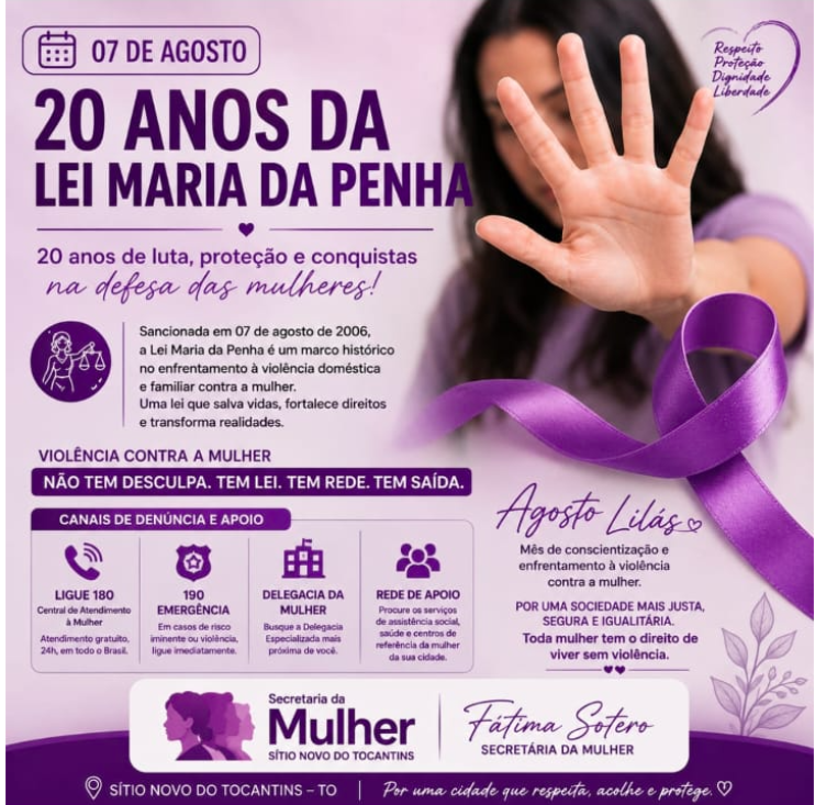20 ANOS DA LEI MARIA DA PENHA