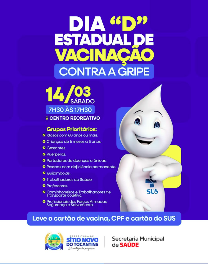 Dia D de Vacinação contra a Gripe