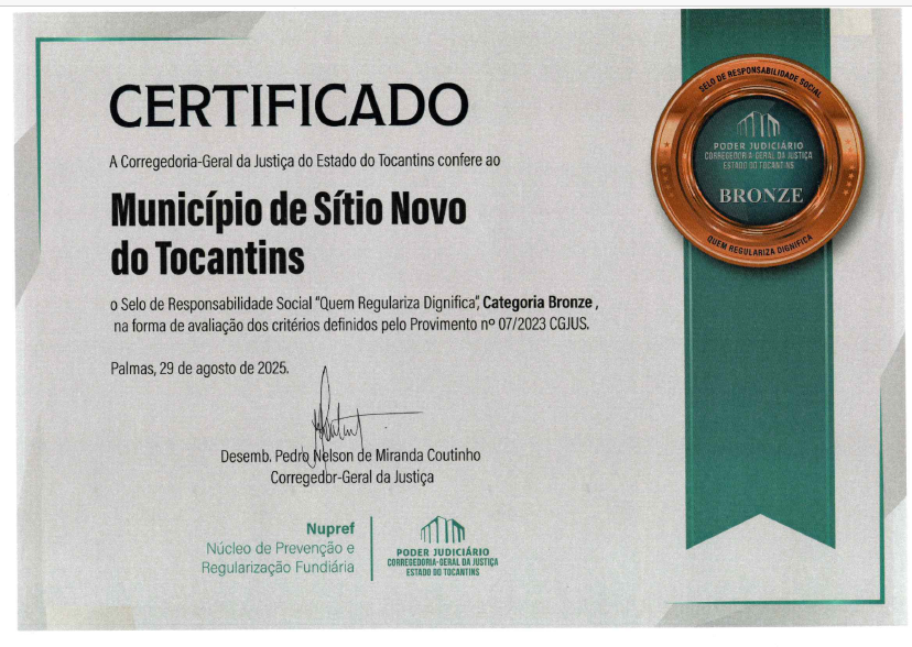 “Quem Regulariza Dignifica” – Categoria Bronze