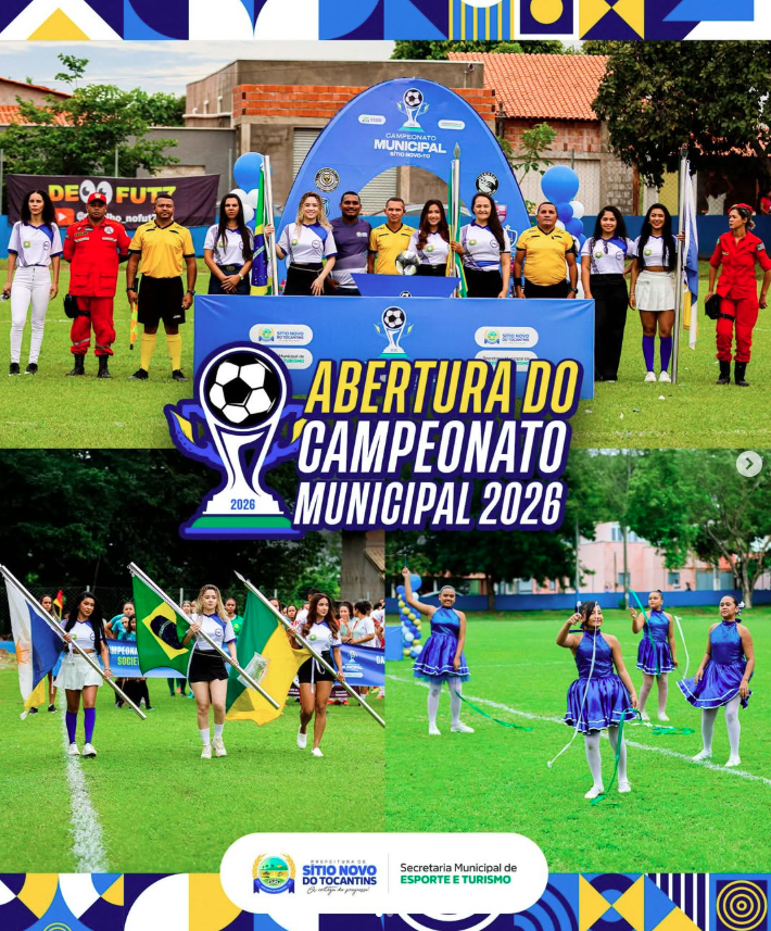 Abertura do Campeonato Municipal 2026.