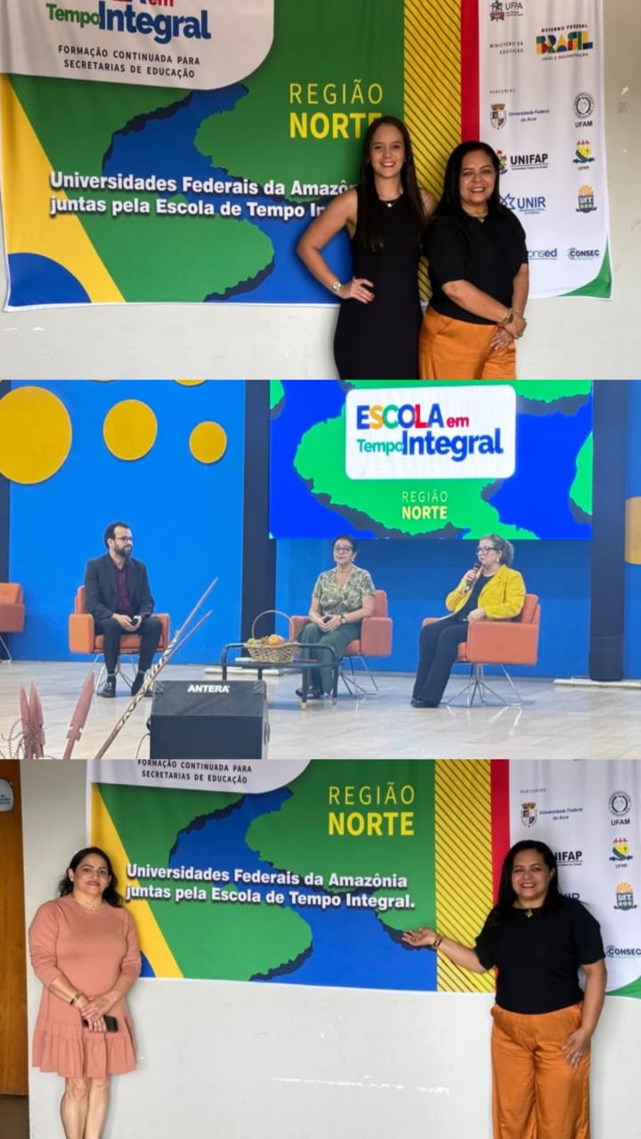 Conferência Região Norte: Escola de tempo integral.